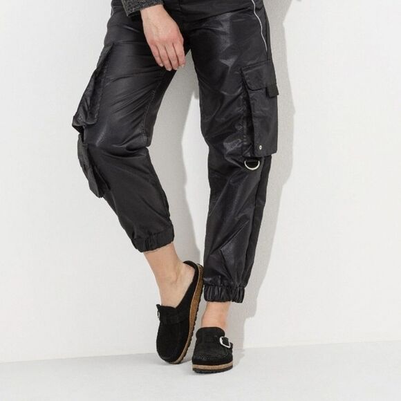 Birkenstock Buckley Suede Leather Clogs- Black - Picture 4 of 16